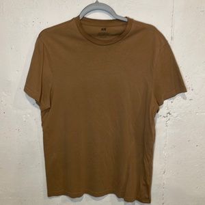 Mens H&M  regular fit T-shirt size M / Tan
